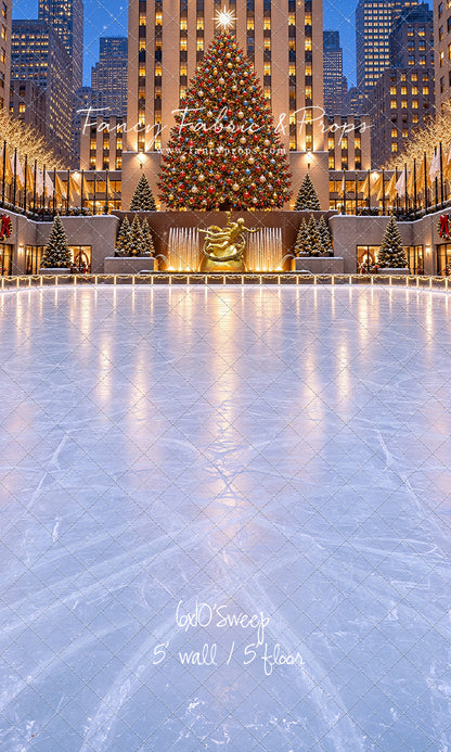 Wintertime Skating Rink - with Sweep Option