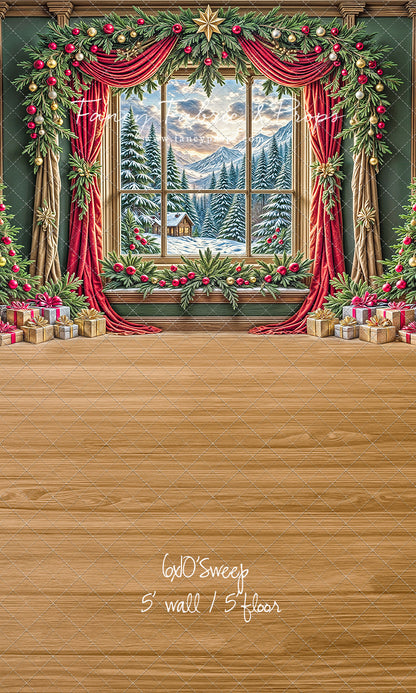 Yuletide Bloom View - with Sweep Option