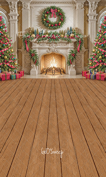Yuletide Hearth - with Sweep Option