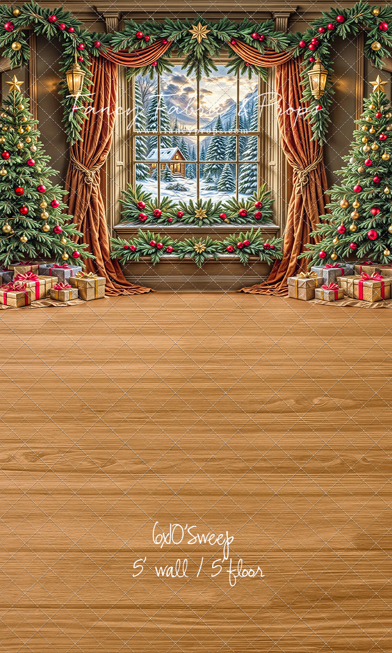 Frosted Pines & Presents - with Sweep Option