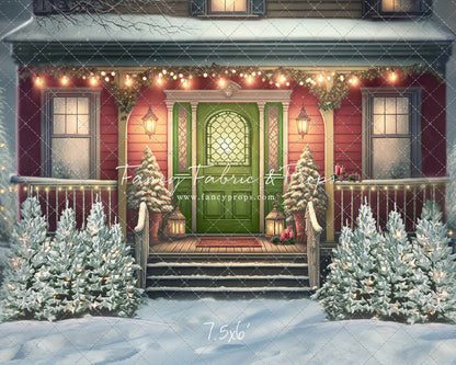 Merry Porch Greetings - Extra Lights - with Sweep Option