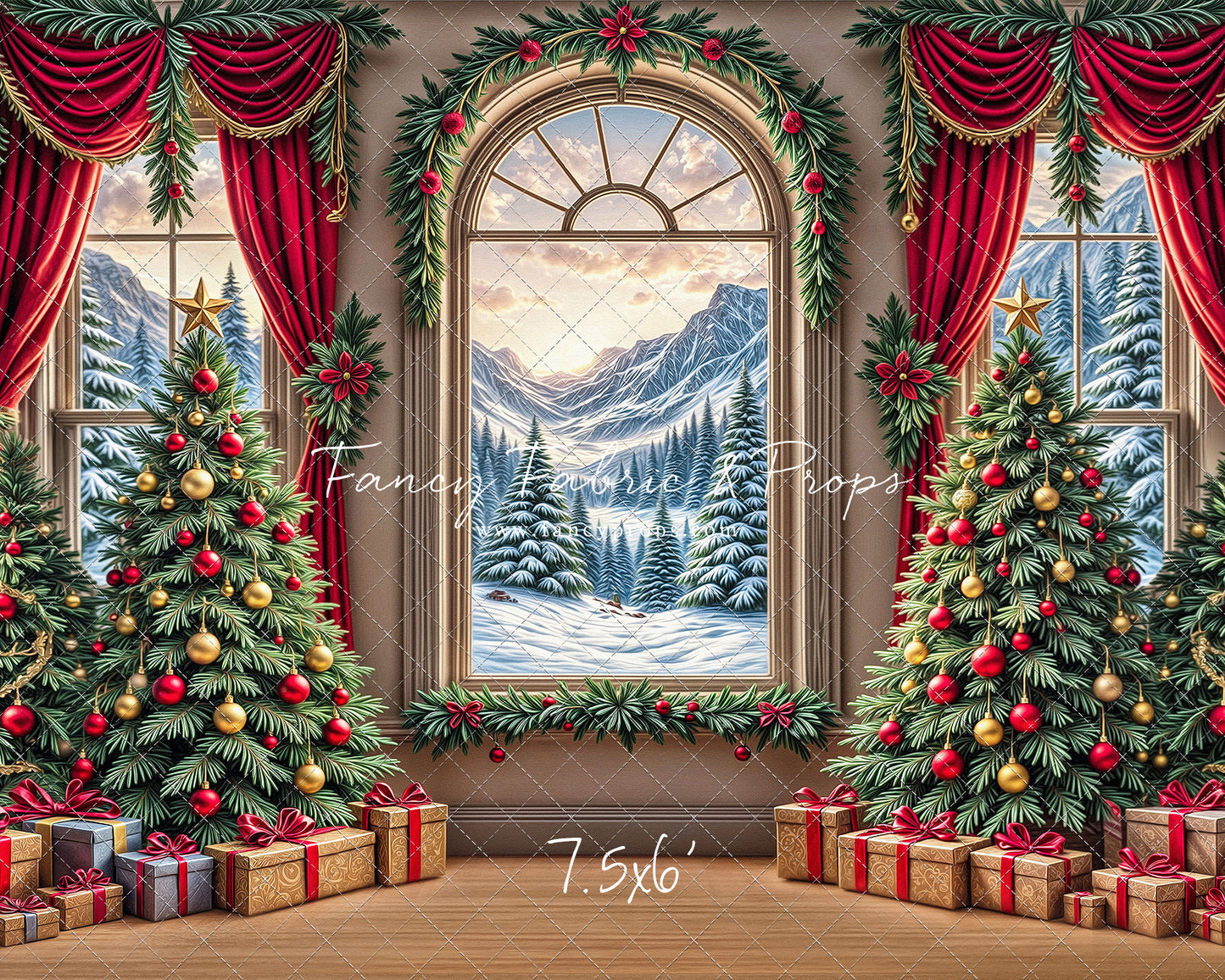 Snowfall Symphony Room - with Sweep Option