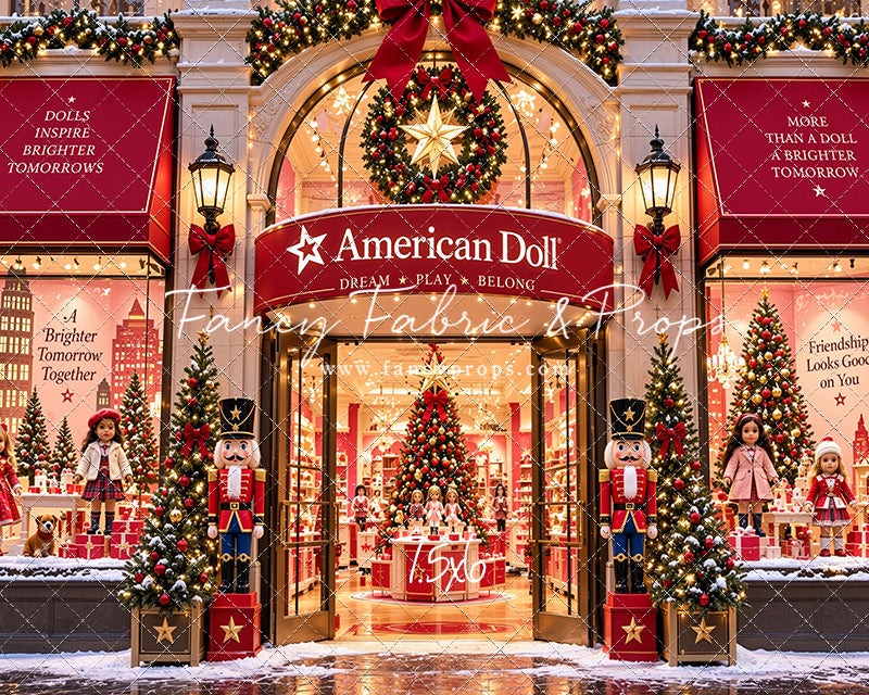 American Doll Holiday - With Sweep Option