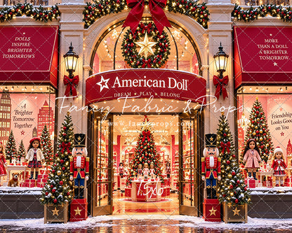 American Doll Holiday - With Sweep Option