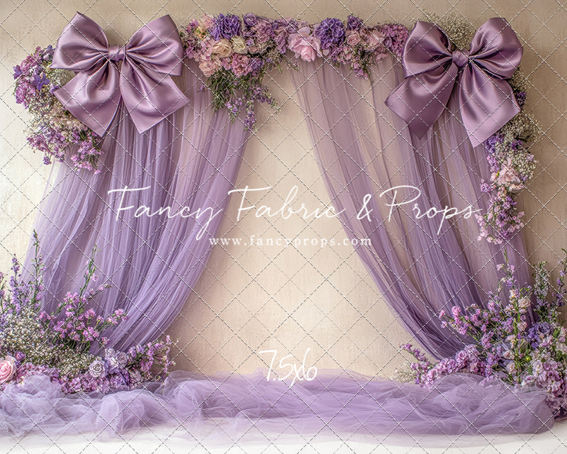 Amethyst Bow Blooms - With Sweep Option