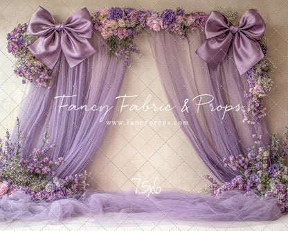 Amethyst Bow Blooms - With Sweep Option