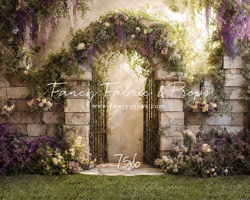 Amethyst Garden Gate - With Sweep Option