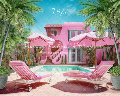 Barbie's Poolside Vacation - Pavement Floor - With Sweep Option