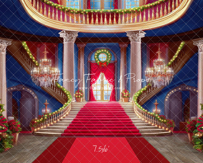 Belle's Royal Staircase -With Lights- Red Carpet - With Sweep Option