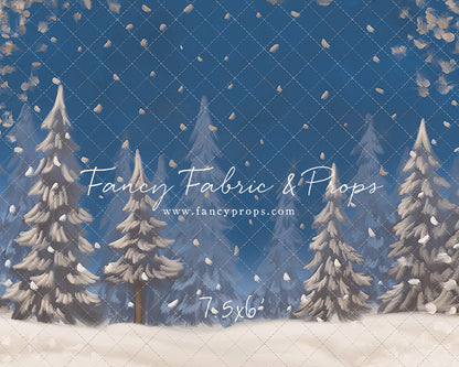 Blue Snowy Sky - with Sweep Option