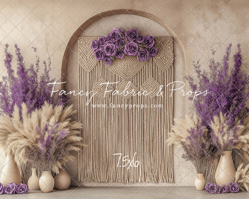 Bohemian Lavender Rose - With Sweep Option