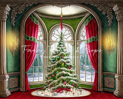 Cathedral Christmas - Red Carpet Option - with Sweep Option