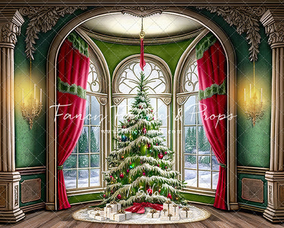 Cathedral Christmas - Wood Floor Option - with Sweep Option