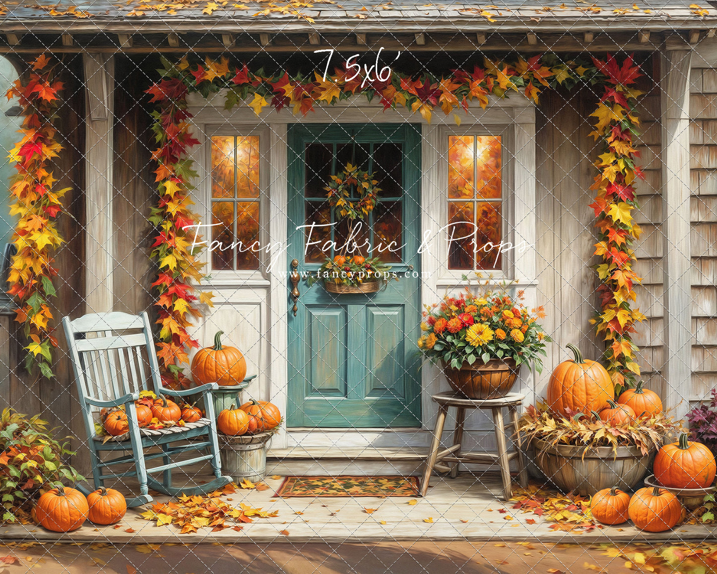 Charming Autumn Porch - With Sweep Option