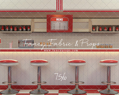 Cherry Cream Diner - With Sweep Option