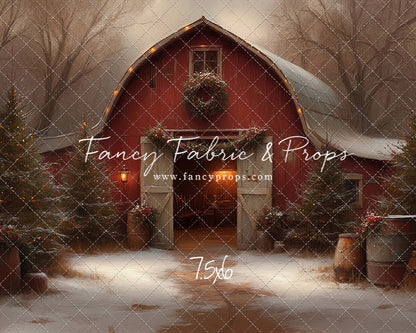 Christmas Barn Glow - with Sweep Option