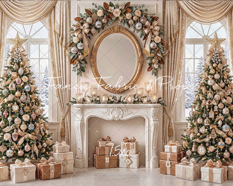 Christmas Beige Beauty - with Sweep Option