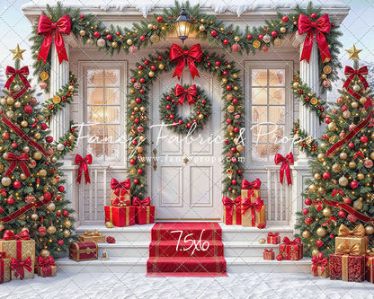 Christmas Front Porch Classic - With Sweep Option