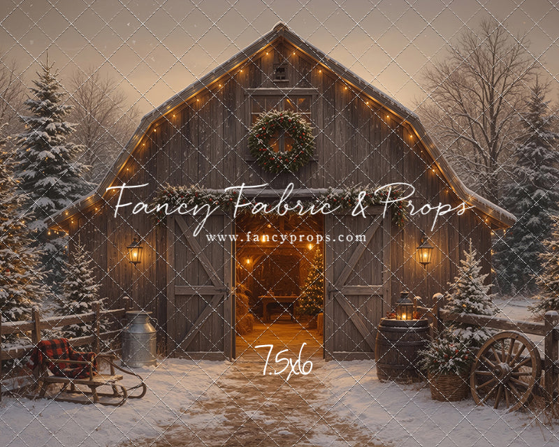 Christmas In The Timber Barn - with Sweep Option
