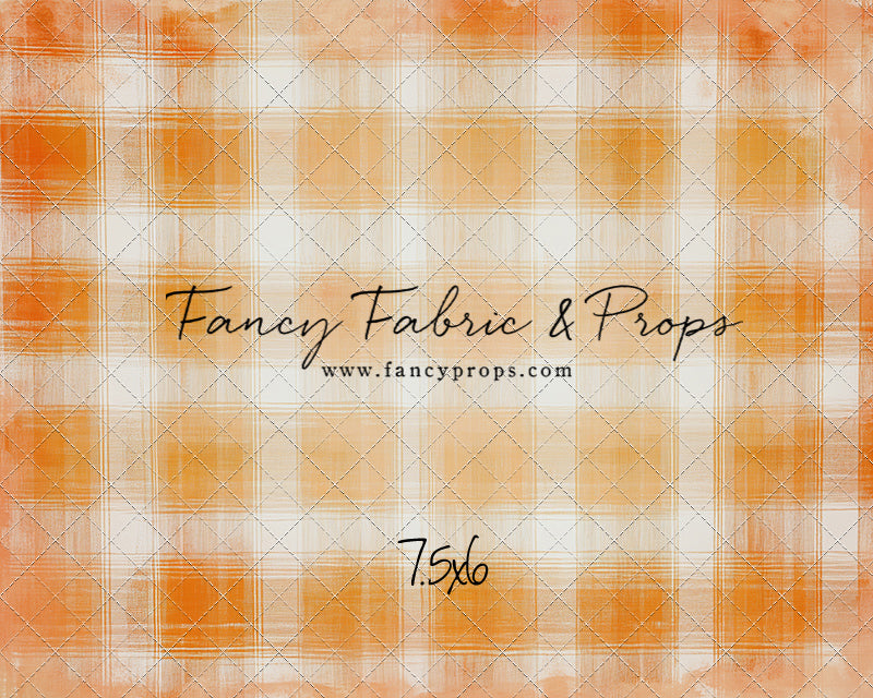 Citrus Tartan- With Sweep Option