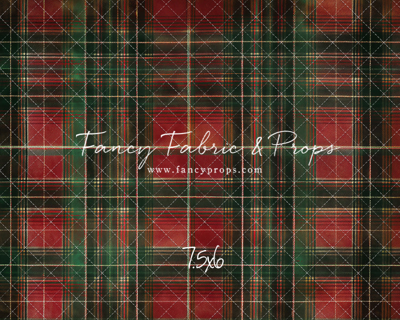 Classic Christmas Plaid - With Sweep Option