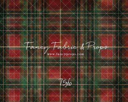 Classic Christmas Plaid - With Sweep Option