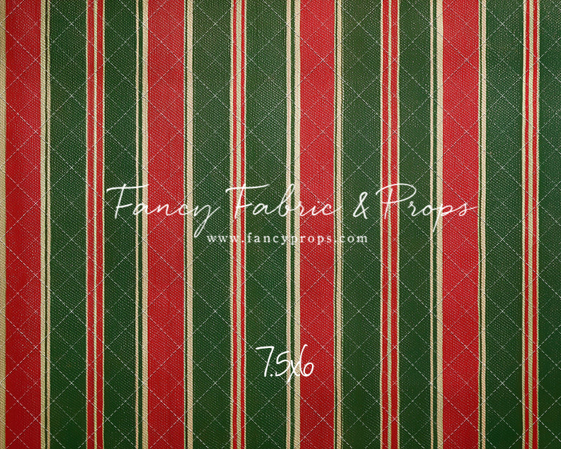 Classic Christmas Stripe - With Sweep Option
