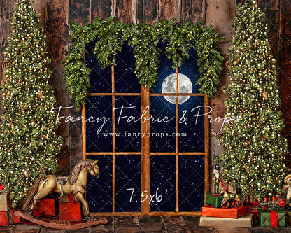 Classic Rustic Window With Trees