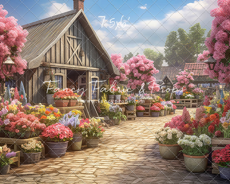 Country Flower Market Path - With Sweep Option