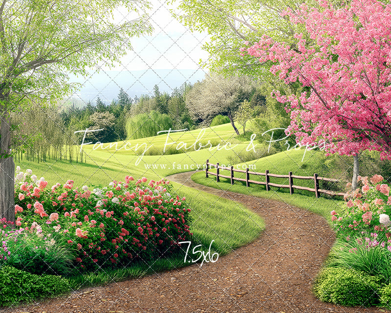 Country Road In Bloom - With Sweep Option