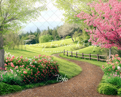 Country Road In Bloom - With Sweep Option