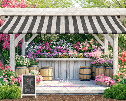 Country Spring Flower Shoppe - With Sweep Option