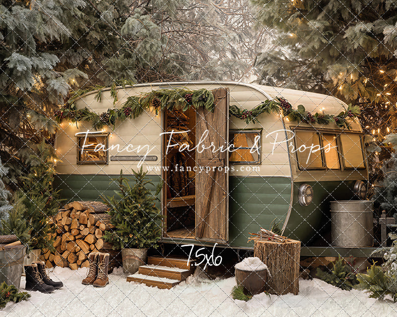 Cozy Camper Christmas - with Sweep Option
