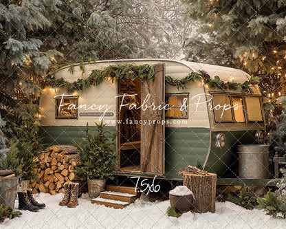 Cozy Camper Christmas - with Sweep Option