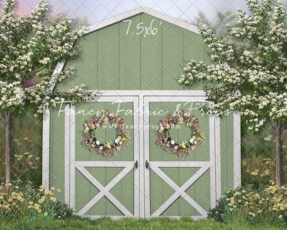 Easter Blossoms Barn - With Sweep Option