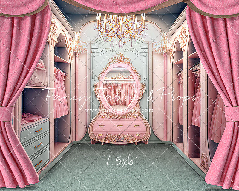 Elegant Armoire - Sage Floor Option - With Sweep Option