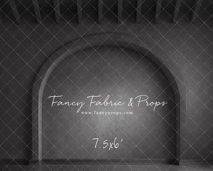 Elegant Charcoal Alcove - Wood Floor - With Sweep Option