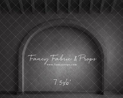 Elegant Charcoal Alcove - Solid Floor - With Sweep Option