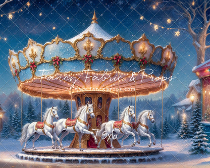 Enchanted Holiday Carousel - With Sweep Option