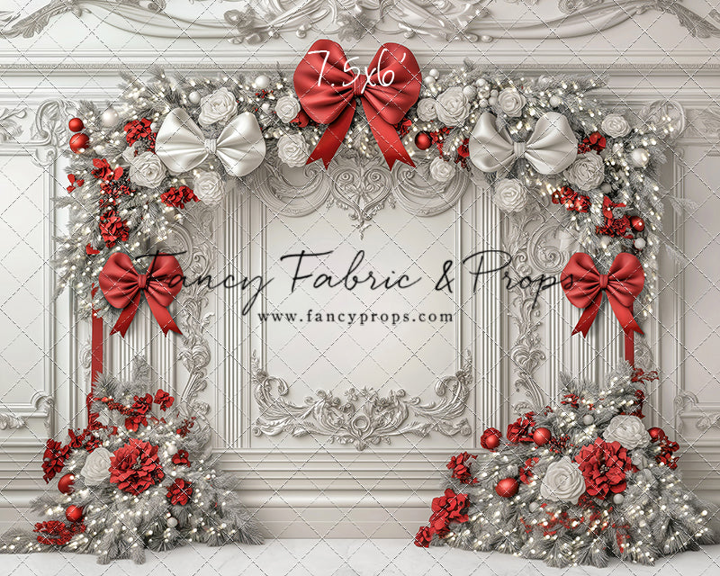 Fancy Red & White Wall - with Sweep Option