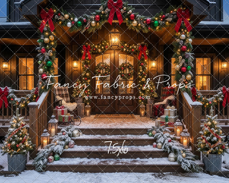 Festive Front Porch - With Sweep Option