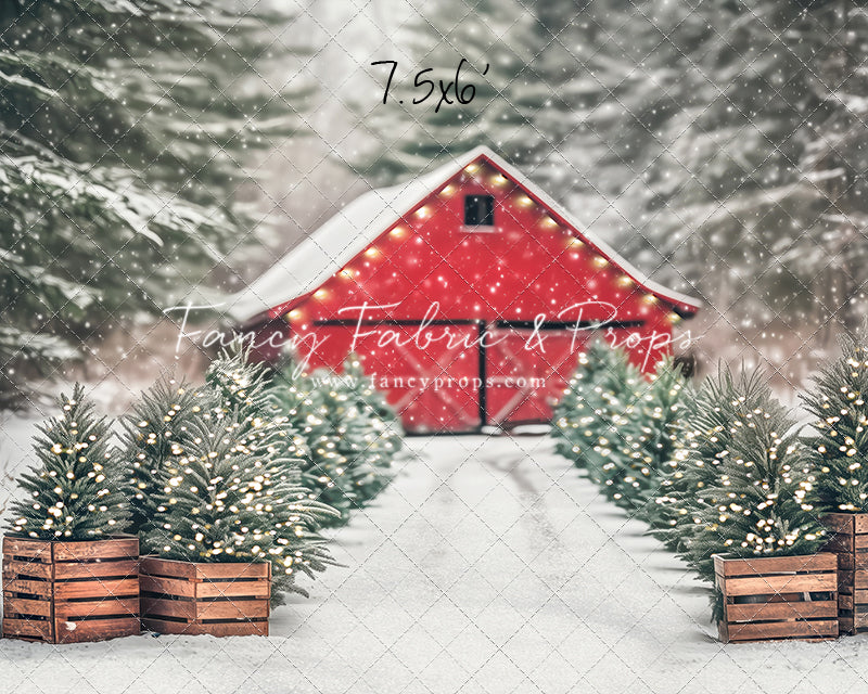 Festive Pickup Truck Farm - with Sweep Option