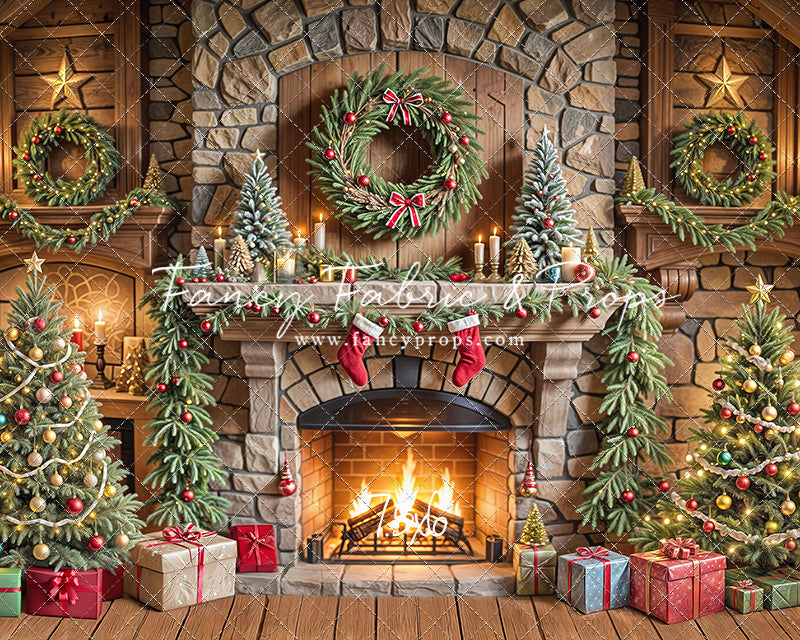 Fireside Christmas Magic - with Sweep Option