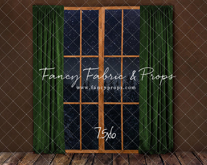Fireside Evergreen Window