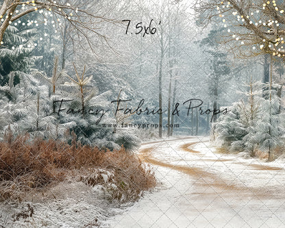 Frosted Country Path - with Sweep Option