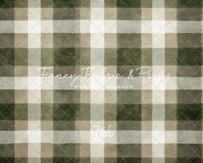 Frosted Pine Plaid - With Sweep Option