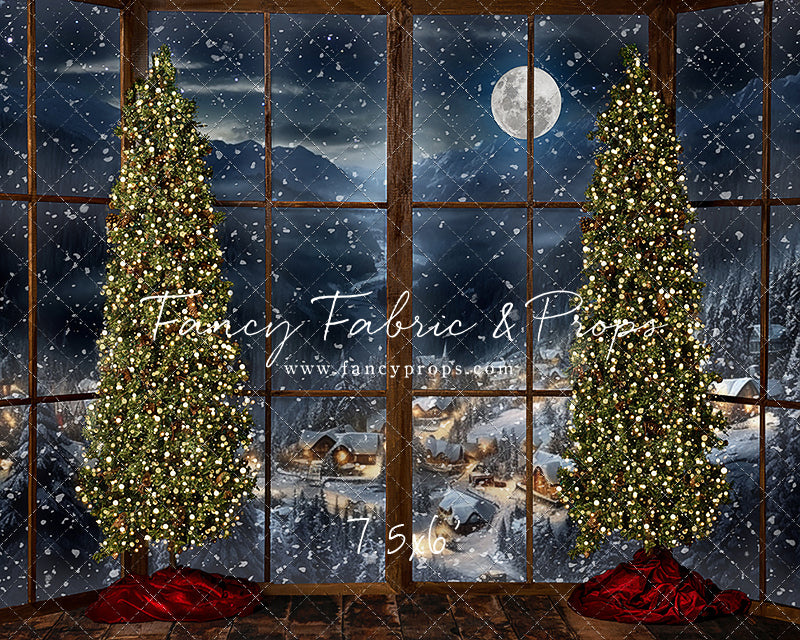 Frosted Village Bay Window