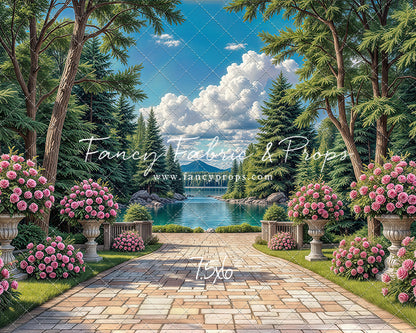 Garden By The Blue Lake - With Sweep Option