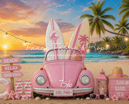Girl Power Beach Bug - With Sweep Option