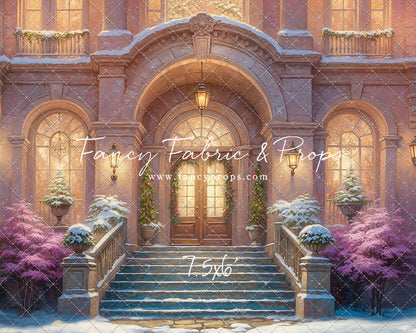 Glistening Snowy Entry - With Sweep Option